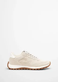 Sneaker aus softem Veloursleder