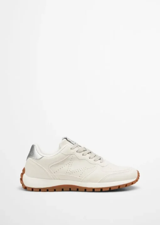 Sneaker aus softem Veloursleder