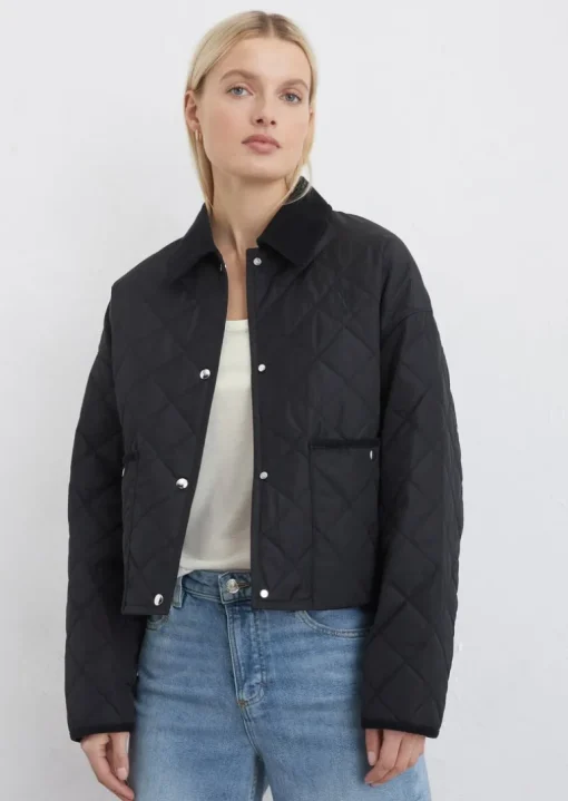 Steppjacke regular aus recyceltem Mini-Canvas