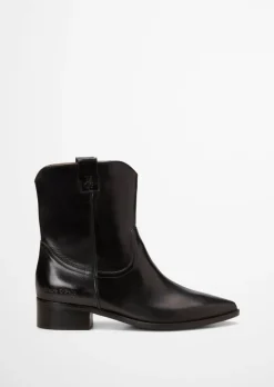 Stiefelette aus edlem Rindleder