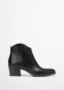Stiefelette im Western-Stil mit Innenzipper