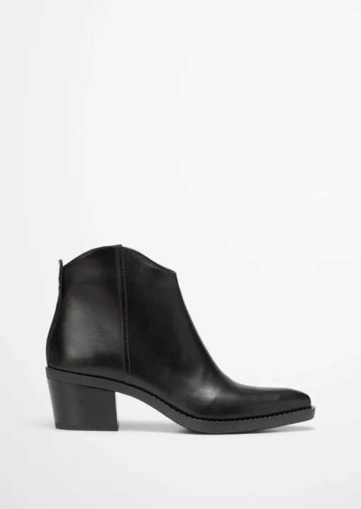 Stiefelette im Western-Stil mit Innenzipper
