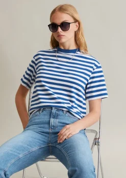 Streifen-T-Shirt regular aus Organic Cotton
