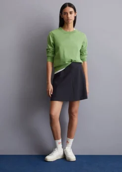 Strickpullover regular aus Soft Cotton Stretch