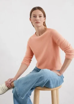 Strickpullover slim aus softem Organic Cotton