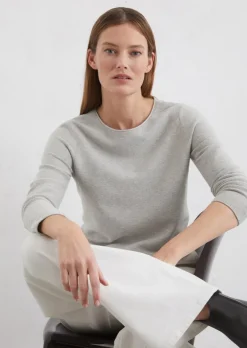 Strickpullover slim aus softem Organic Cotton