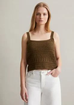 Stricktop regular in Häkel-Optik