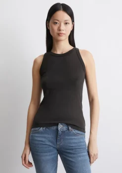 Tanktop regular aus Rippjersey