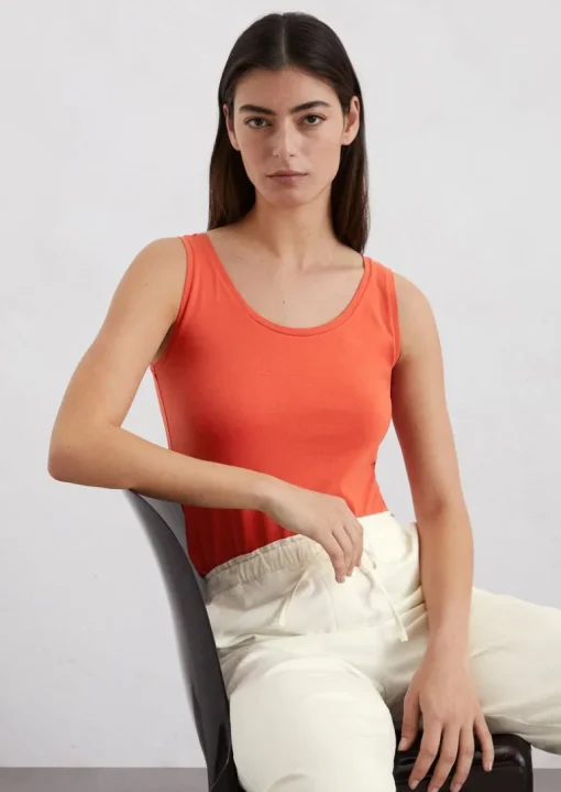 Tanktop regular aus stretchigem Organic Cotton Jersey