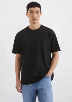 T-Shirt relaxed aus schwerem Bio-Baumwoll-Jersey