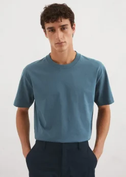 T-Shirt relaxed aus schwerem Bio-Baumwoll-Jersey