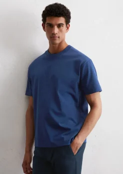 T-Shirt relaxed aus schwerem Bio-Baumwoll-Jersey