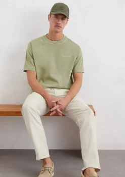 T-Shirt relaxed aus schwerem Bio-Baumwoll-Jersey