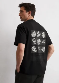T-Shirt relaxed mit großem Rückenprint