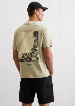T-Shirt relaxed mit großem Rückenprint