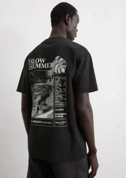 T-Shirt relaxed mit großem Rückenprint