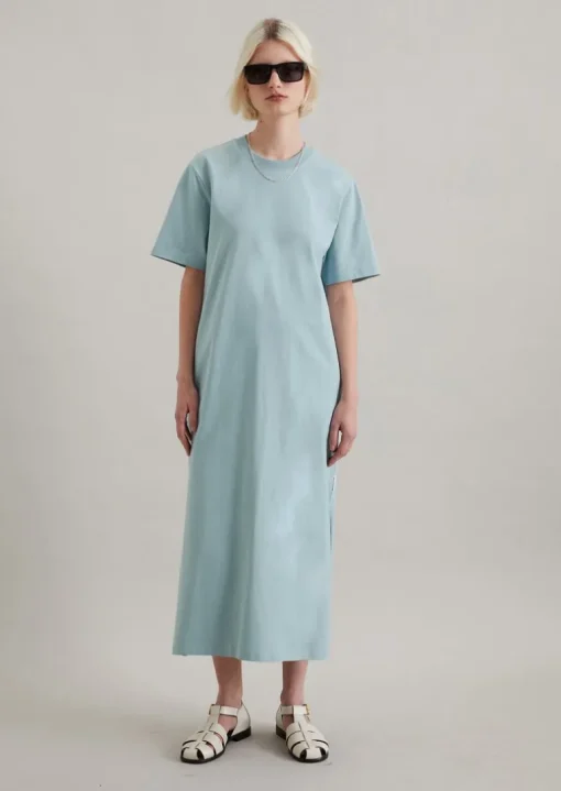 T-Shirt-Kleid relaxed aus Heavy Jersey