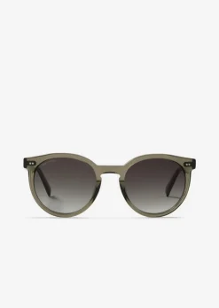 Unisex-Sonnenbrille im Panto-Stil