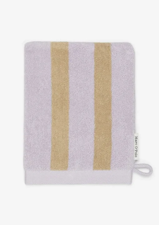 Waschhandschuh Model Heritage mit Jacquard-Streifenmuster