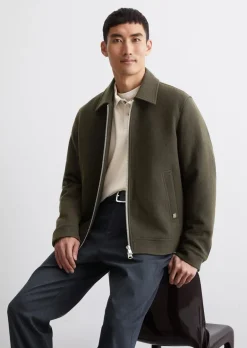 Wolljacke regular mit leichter Wattierung von Unifi REPREVE®