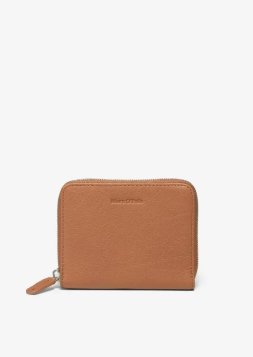 Zipper-Geldbörse aus hochwertiger Leder-Qualität
