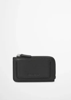 Zipper-Geldbörse small aus fein genarbtem Rindleder